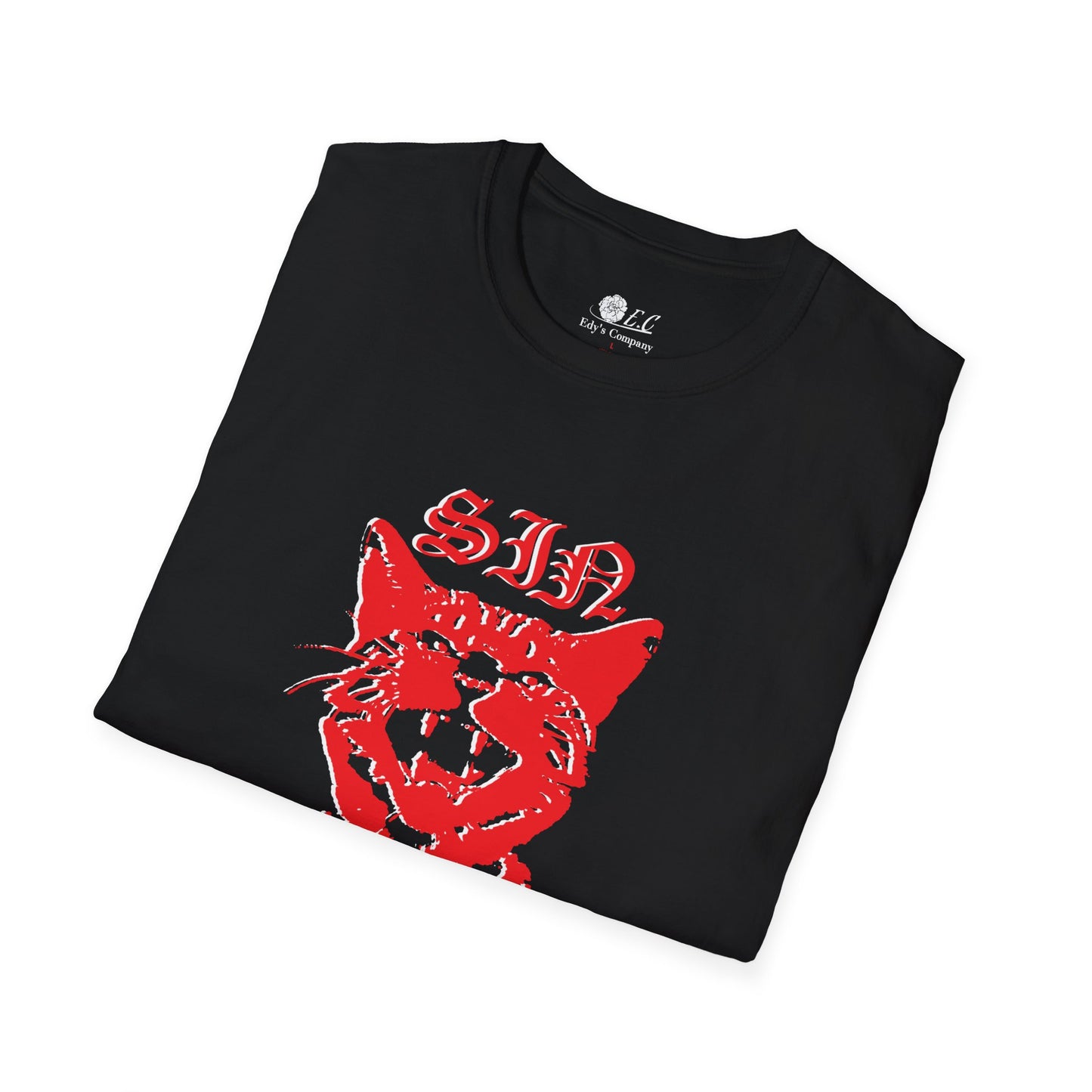Unisex Cat Graphic T-Shirt - 'Sin Miedo' Design