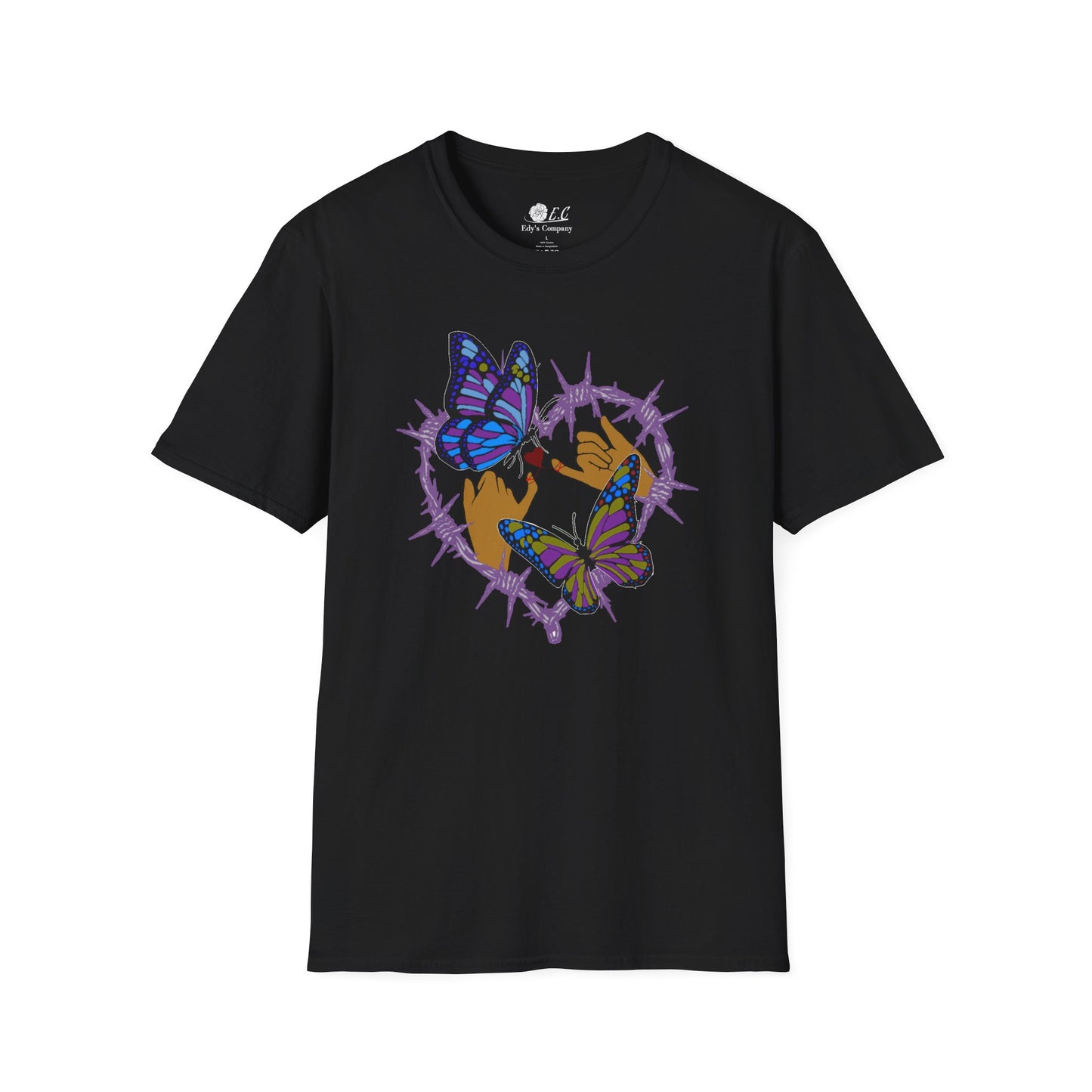 Butterfly Love Unisex Softstyle T-Shirt