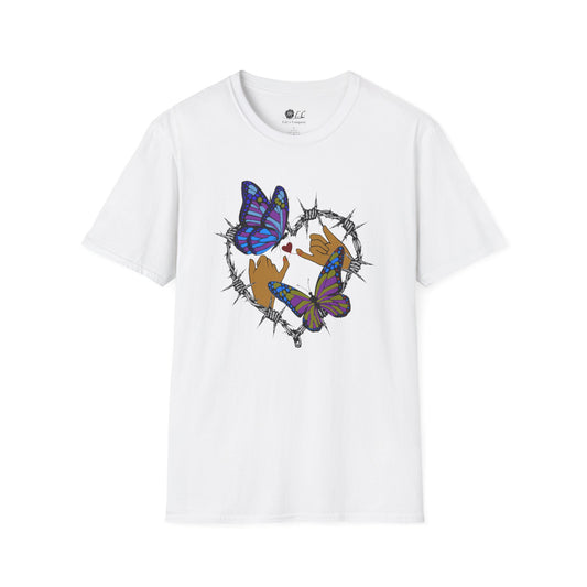 Butterfly Love Unisex Softstyle T-Shirt
